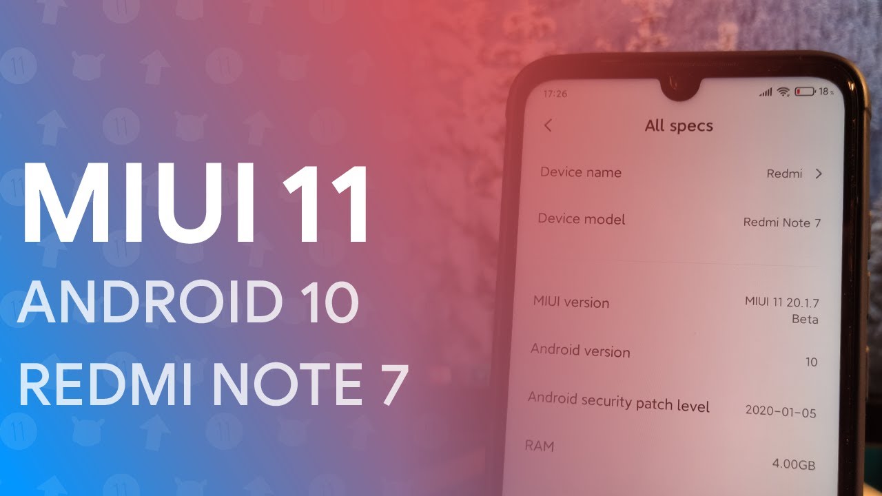 🔥 ПЕРВАЯ MIUI 11 С ANDROID 10 ДЛЯ REDMI NOTE 7! | НАС УСЛЫШАЛИ!