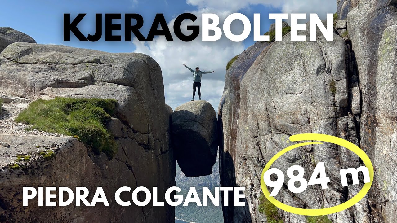 Ruta a KJERAGBOLTEN la PIEDRA COLGANTE de Noruega
