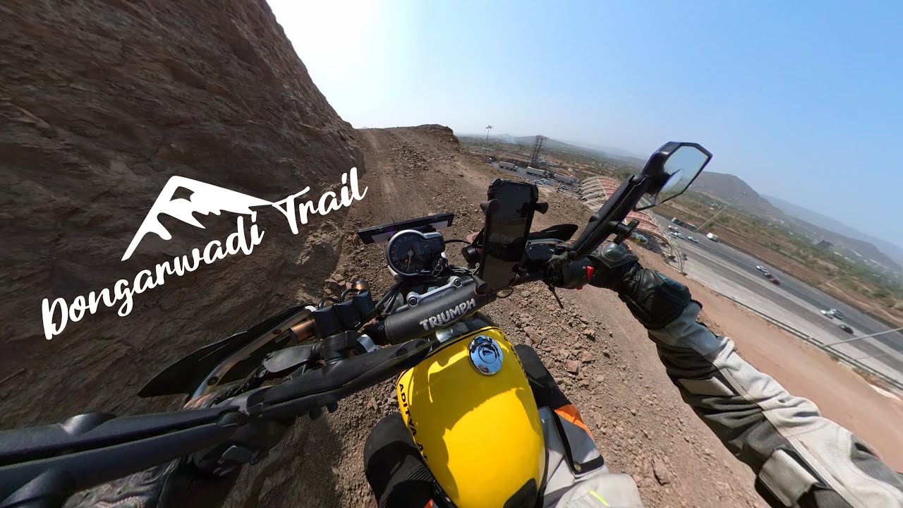 Dongarwadi Trail, Pune on Triumph Scrambler 400X (4K)
