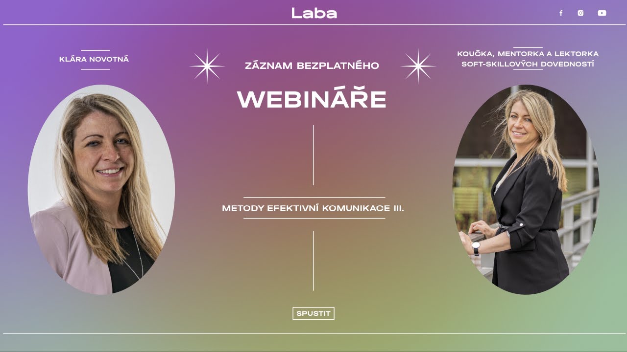Z&aacute;znam webin&aacute;ře: Metody efektivn&iacute; komunikace