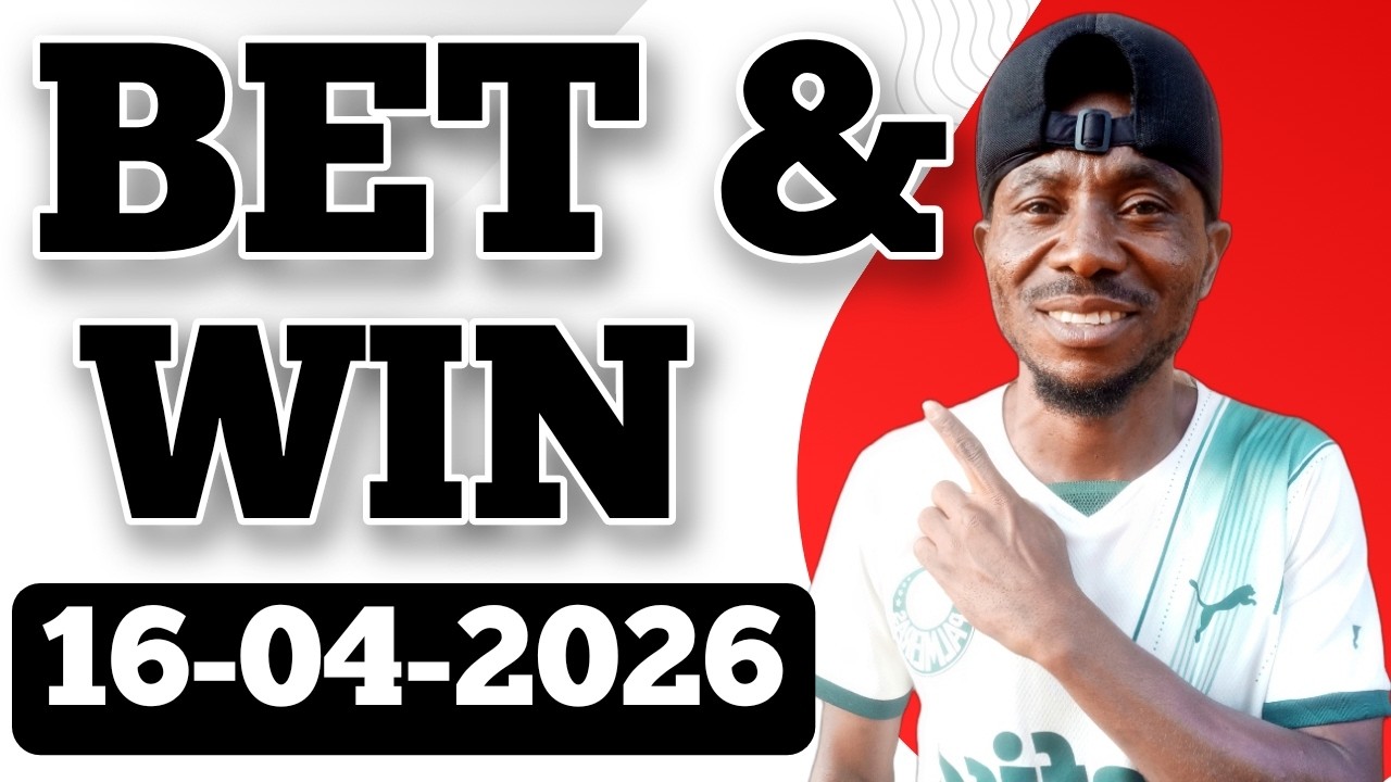 FOOTBALL PREDICTIONS TODAY 16/04/2026 | SOCCER PREDICTIONS TODAY | BETTING TIPS #footballpredictions
