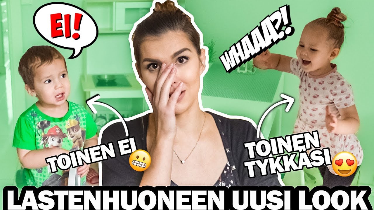 KAHDEN LAPSEN HUONE – ENNEN & JÄLKEEN 😍