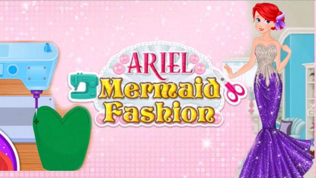 Play and Learn Fashion Tailor with Princess ARIEL Mermaid Fashion Movie Episode
