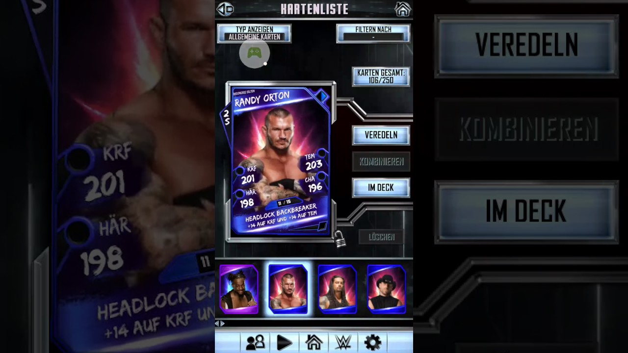 Meine WWE Karten