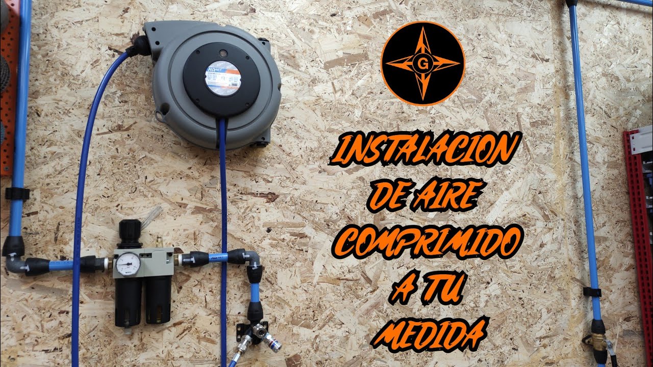 MONTAR UNA LINEA DE AIRE COMPRIMIDO AIRnet  EN EL TALLER