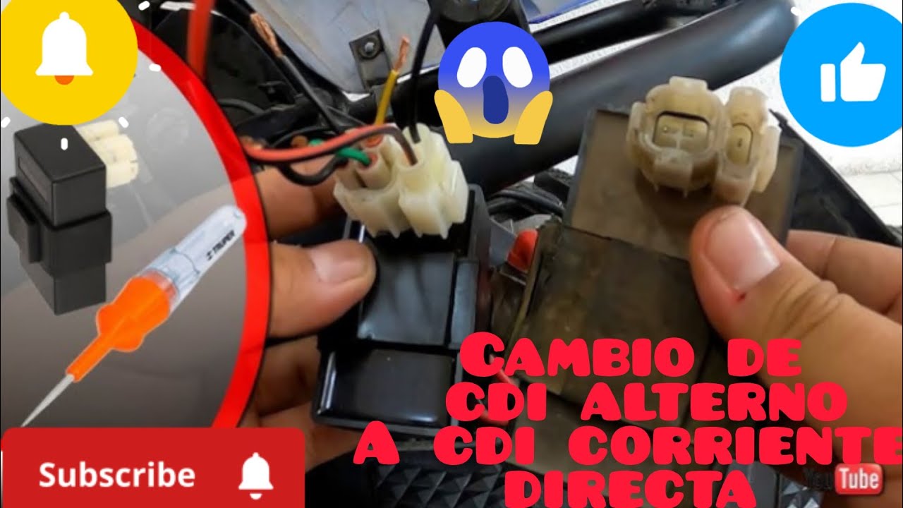 como adaptar cdi de corriente directa a italika con sistema de cdi alterno