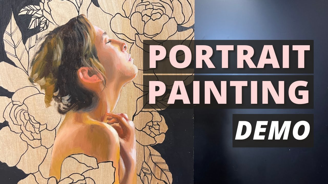 Wet into Wet Oils | Oil Portrait Painting Demo