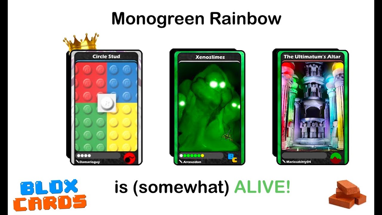[OUTDATED] Blox Cards - Monogreen Rainbow is (somewhat) ALIVE!