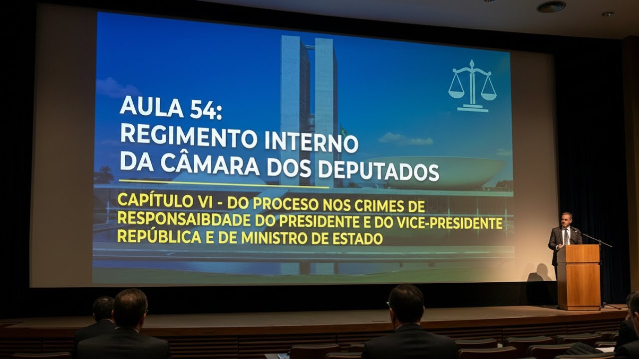 REGIMENTO INTERNO CÂMARA DOS DEPUTADOS | AULA 54: CRIMES DE RESPONSABILIDADE E IMPEACHMENT