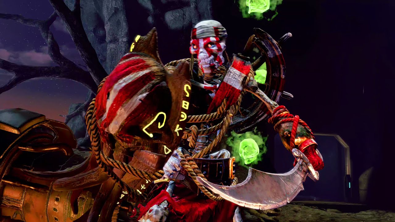 Killer instinct Spinal vs Sadira Hisako Scary theme Combos Skins Intros 4k HDR