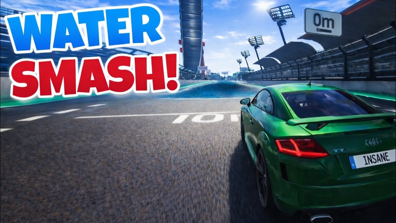 BeamNG.drive INSANE Water Pit Jump at MAX SPEED! | Cars Get DESTROYED