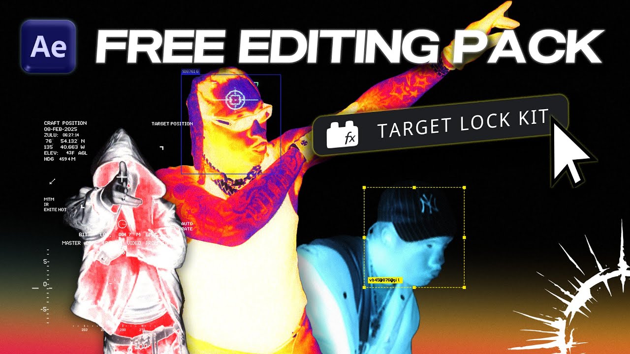 FREE Editing Pack for Music Videos (Thermal, X-Ray, Night Vision)  After Effects