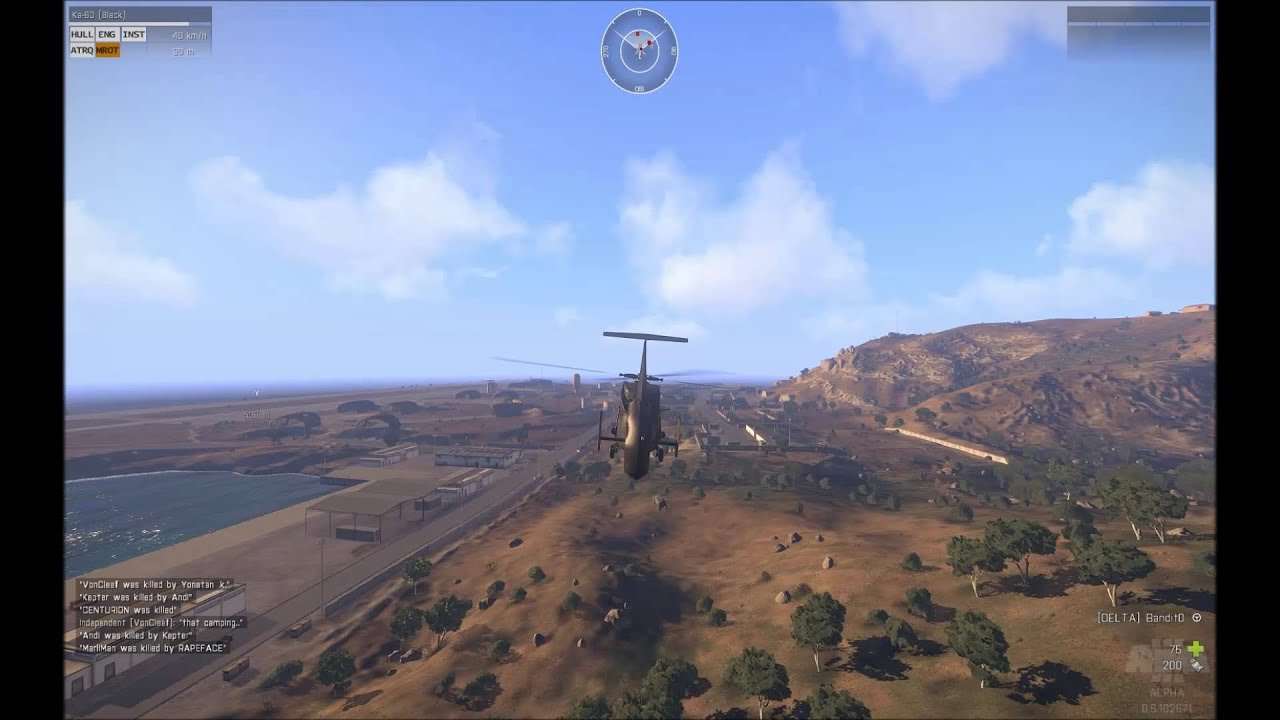 ArmA 3 Alpha - Delta Force - Dicking about with Trucks and Chopppers - Part 2.