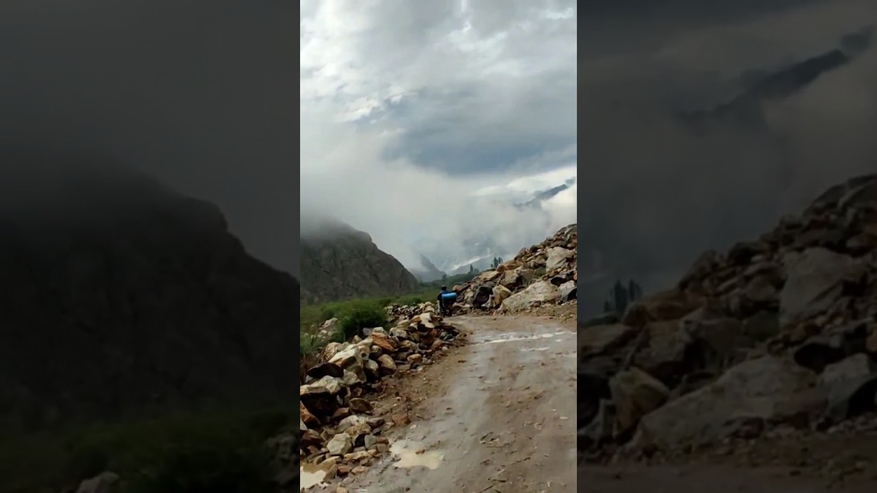 Gabor Valley Chitral Adventure on Motorcycle #shorts #viral #travel #nature #youtubeshorts #explore