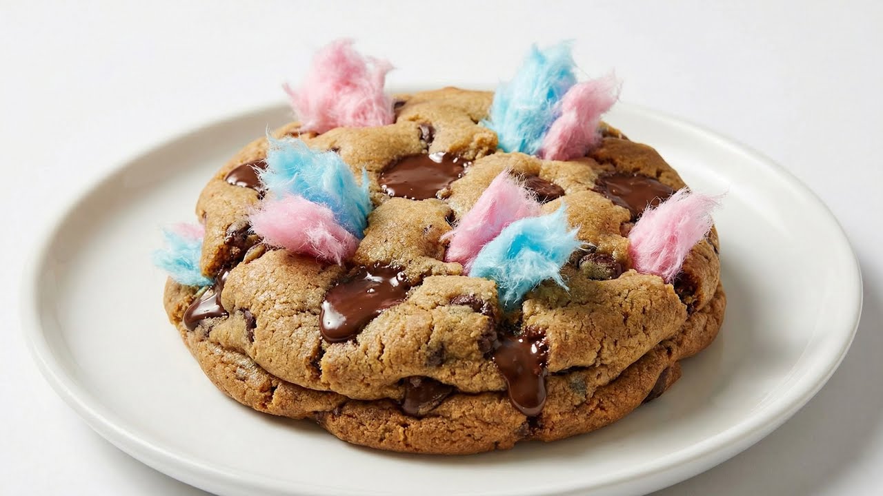 Making Cookies with Cotton Candy Instead of Sugar!
