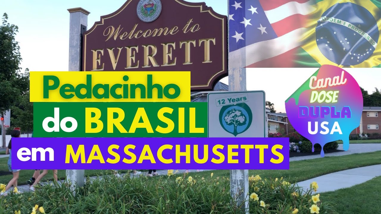Broadway de  Everett - Pedacinho do Brasil em Massachusetts - Canal Dose Dupla USA