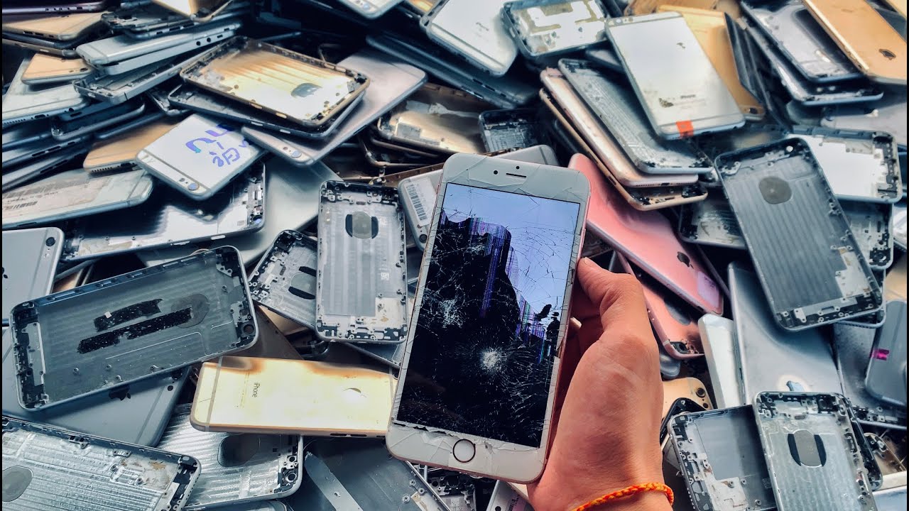 Restoration Broken Apple iPhone 6s plus | Found a lot of iPhone in the Rubbish | Rebuild iPhone 6s+