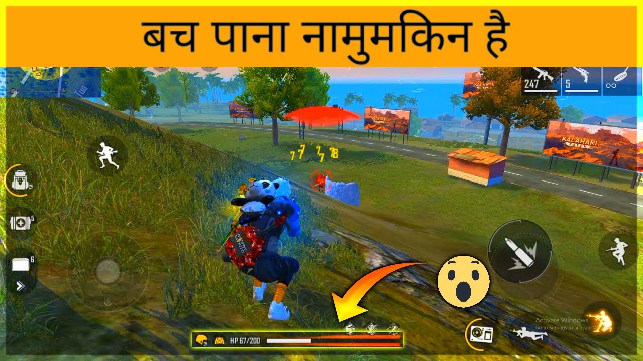 😯 खतरनाक तरीके से बचा II LOW HP CLUTCH - TITANIUM GAMER
