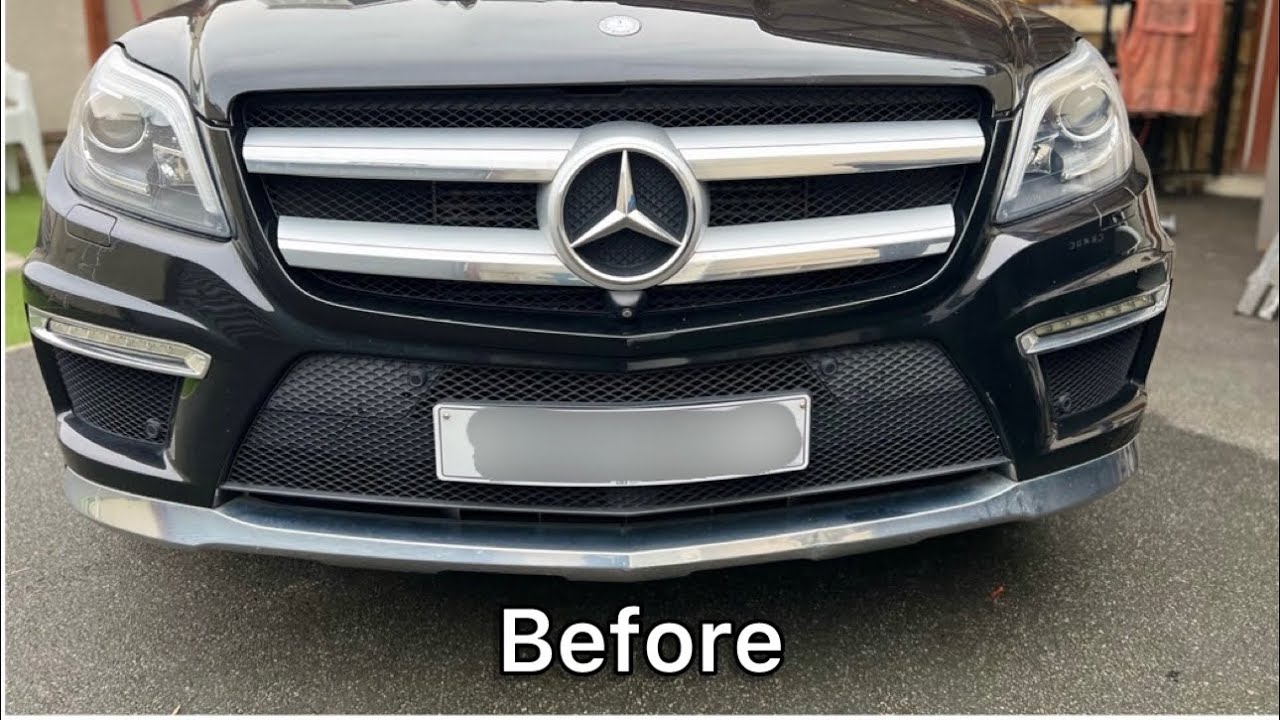 Улучшенная решетка радиатора Panamericana для Mercedes GL 350 2015 года.