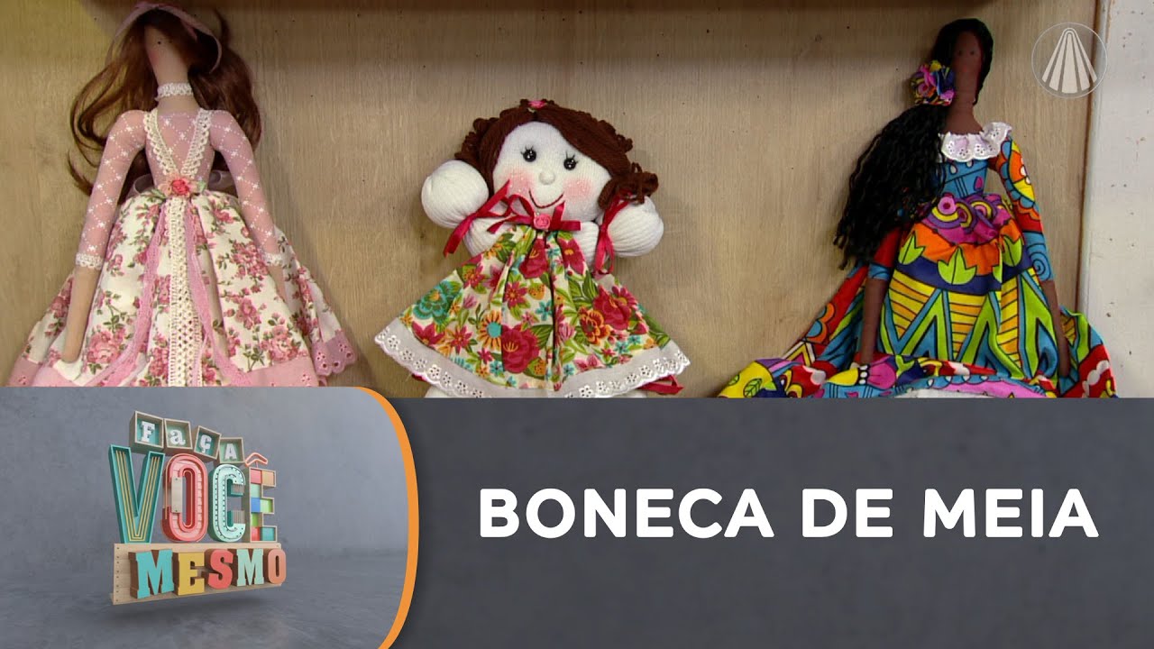 Como fazer uma boneca de meia fofinha de maneira super f&aacute;cil