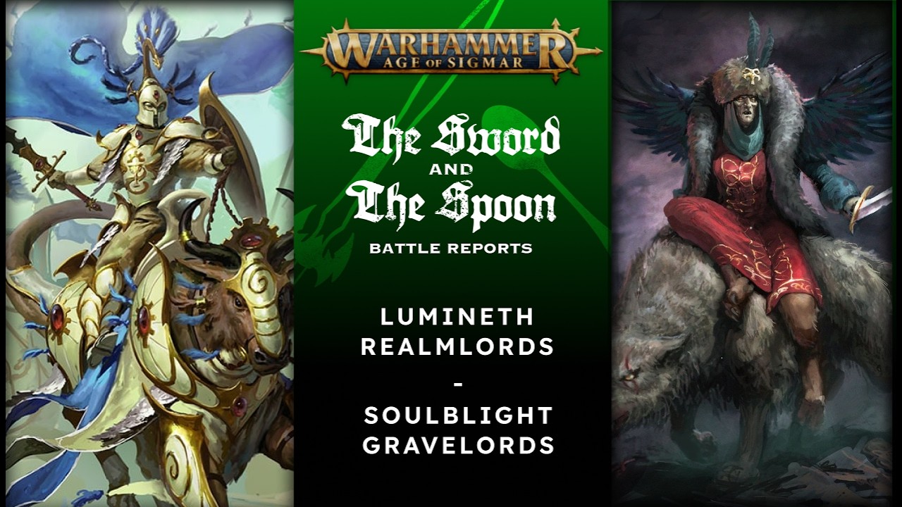 Lumineth Realmlords v Soulblight Gravelords #games #ageofsigmar #newaos #ageofsigmar