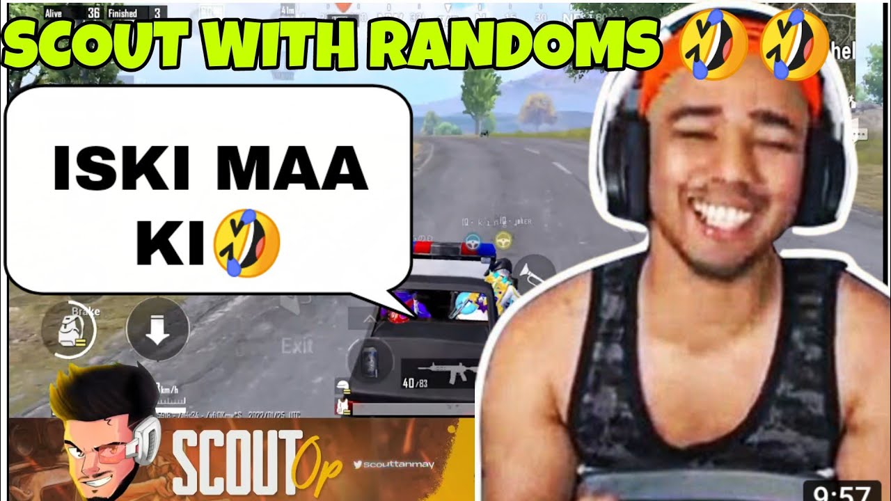 Scout Playing With Funny Randoms 🤣🤣 | Random Abusing Scout🤣🤣