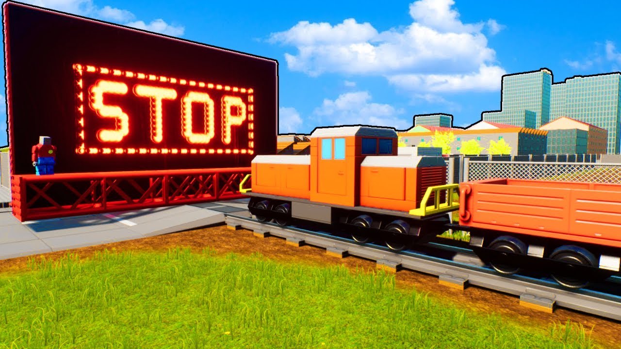 Can 3 Best Friends Stop A Lego Train if They All Work Together in Brick Rigs?