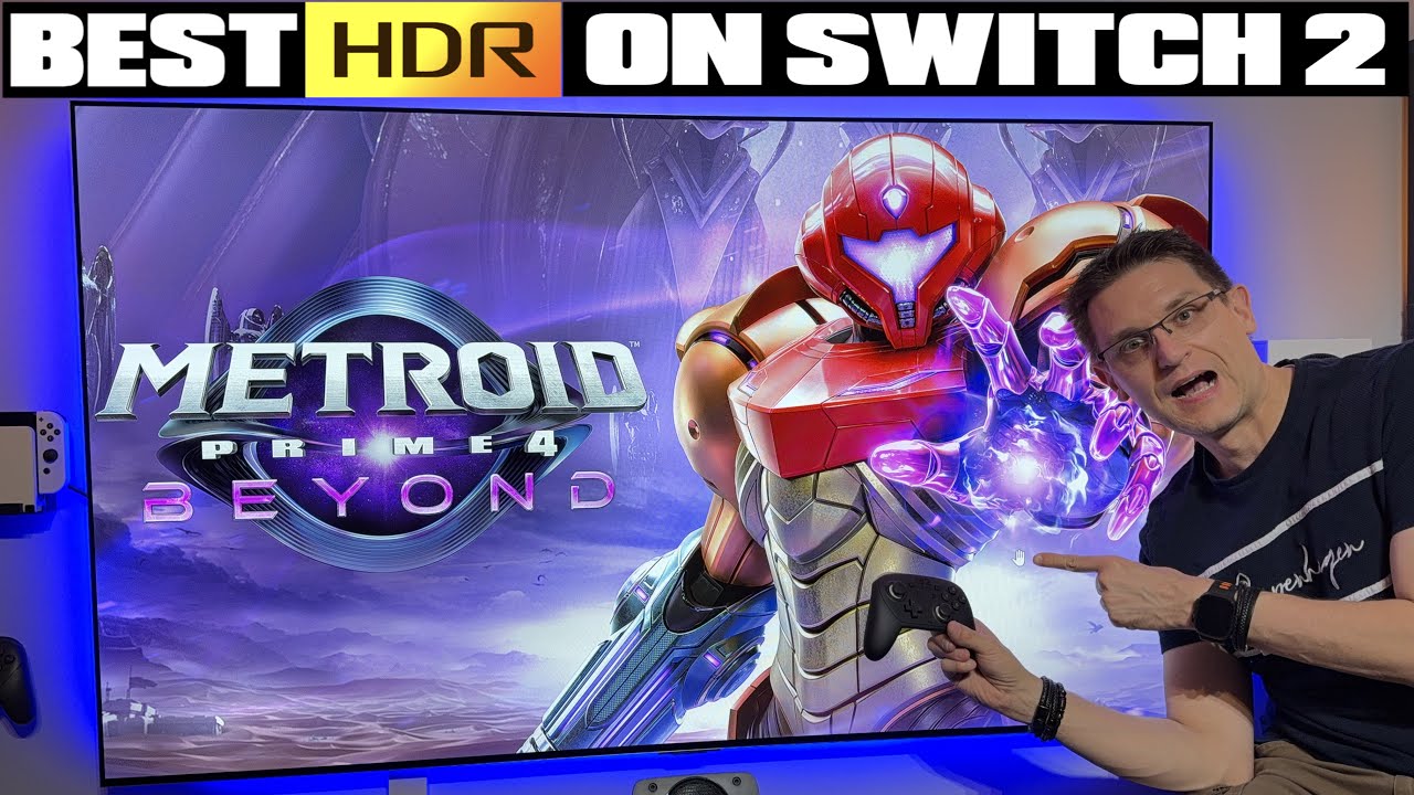Лучшая игра с HDR на Switch 2 &mdash; Metroid Prime 4: Beyond &mdash; Лучшие настройки HDR &mdash; Измените эту нас...