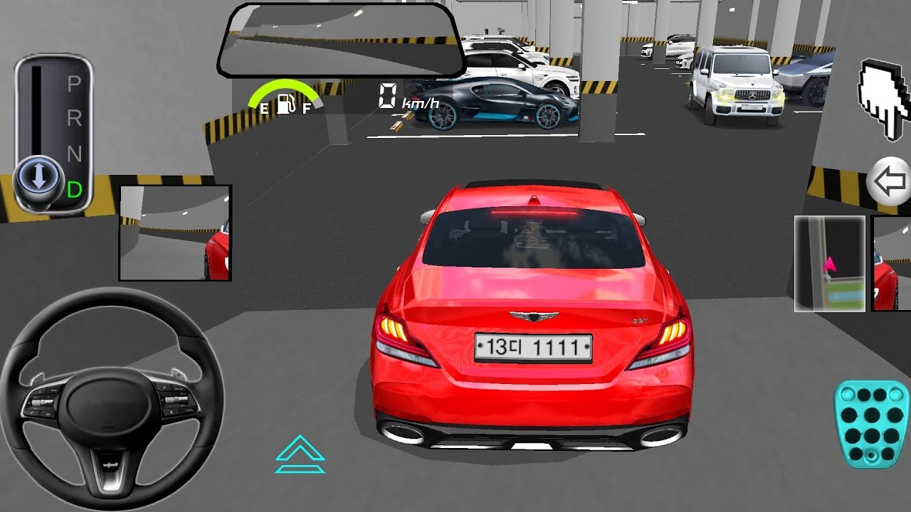 New Red Mercedes For Parking - 3d Driving Class android game play || Car Game #gameplay #cargame