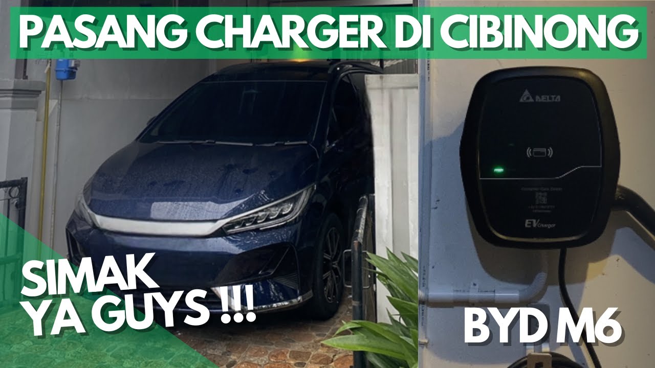 NEW BYD M6 2024 | PASANG & TEST CHARGER MOBIL LISTRIK