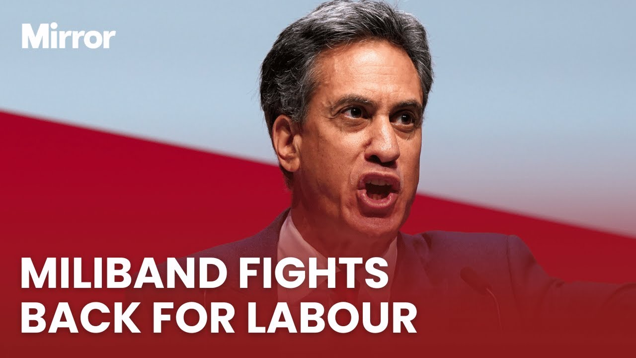 'Elon...get the HELL OUT of British politics!' | Miliband SLAMS Musk at Party Conference