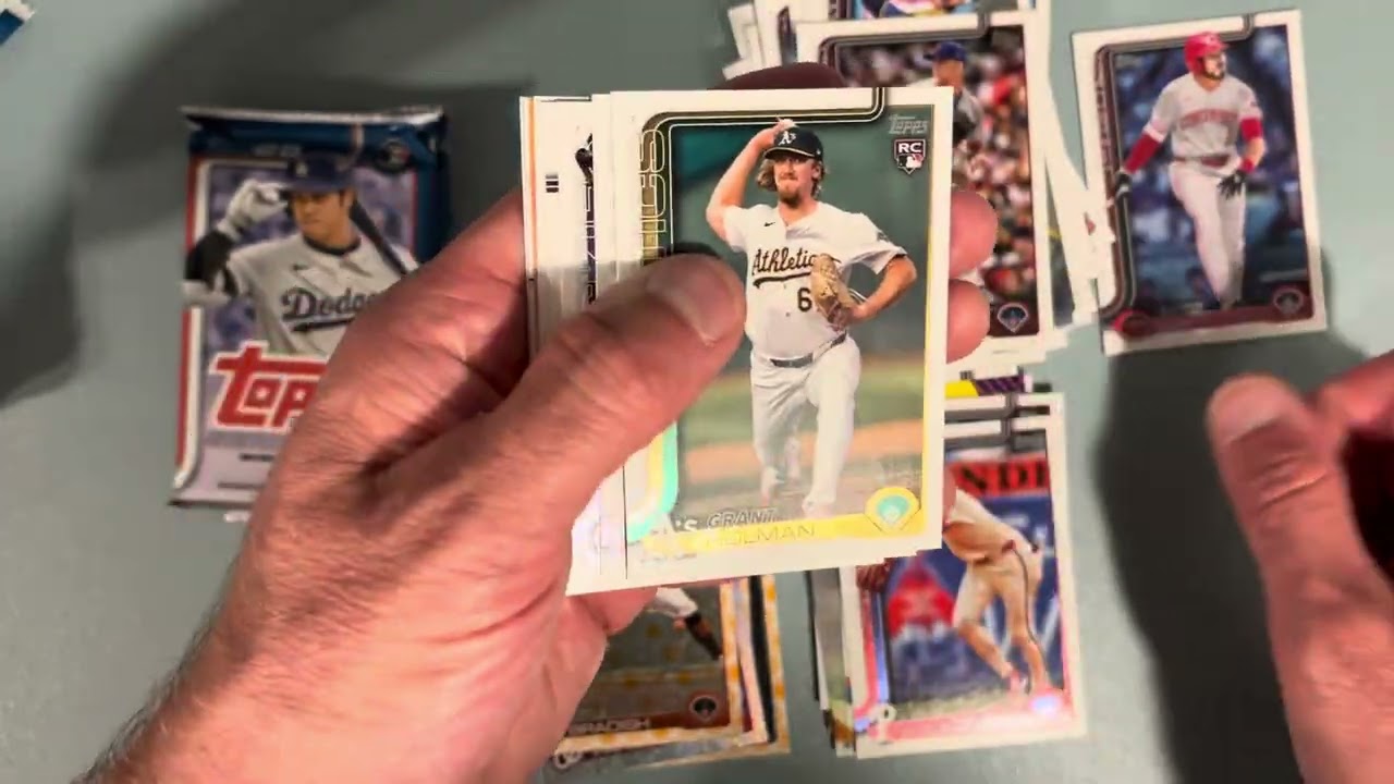 2025 Topps Blaster Box Rip! Serial numbered out of 10! Plus painted on uniforms 😂