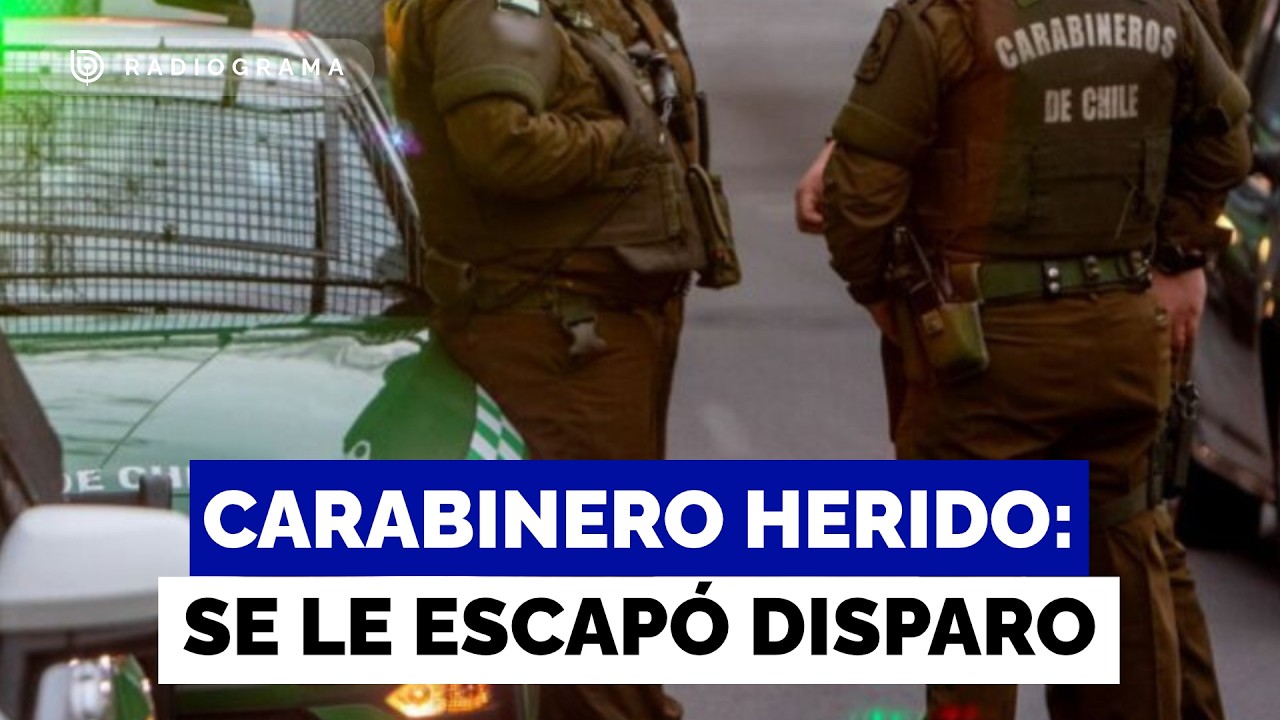 Carabinero herido de bala en Estación Central: se le habría escapado un disparo