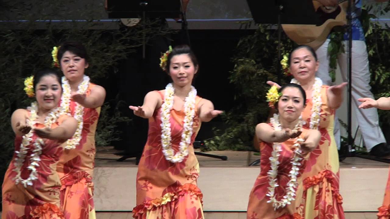 Hula around the World ~ KAWIKA ALFICHE in Hofu, Japan