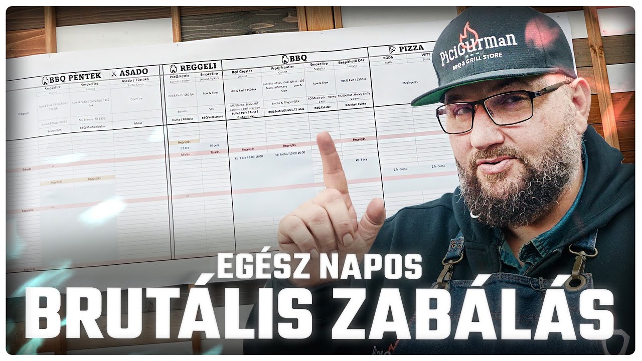 ILYEN AZ IGAZI BACKYARD BBQ 💪🥃 Minden Sütőt Begyújtunk, Minden Húst Megsütünk (Brutális Zabálás!)