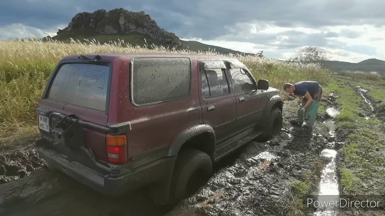 Приморский край. Полуостров Краббе 2020. Toyota Hilux Surf 130. Offroad