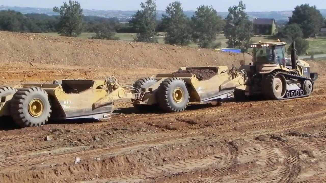 chantier de tracteurs au scrap