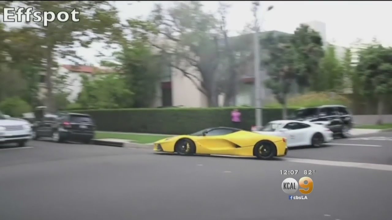 Owner Of Ferrari Seen Racing In Beverly Hills Out Of The Country