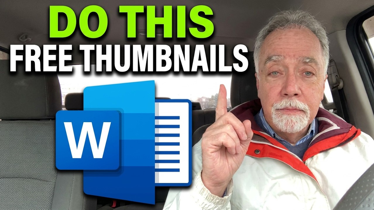 MS Word Thumbnail Tutorial Don't spend $$ when you can do this for free