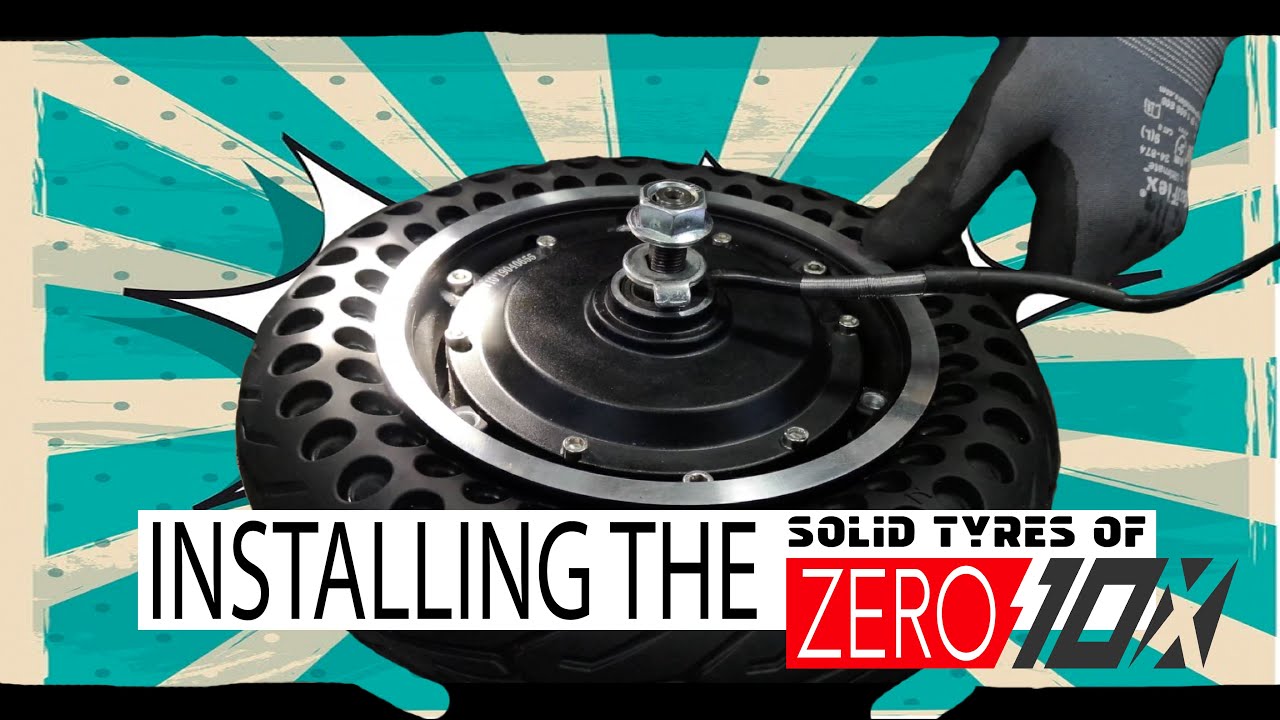 Installing Solid Tyres on the ZERO 10X