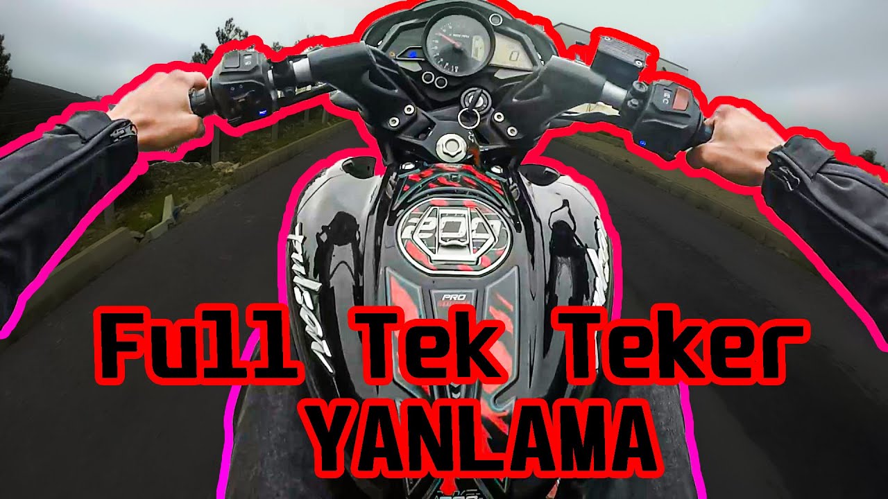 PULSAR NS 200 MOTOVLOG / Full gazlama / yanlama / tek teker MotoVlog#1