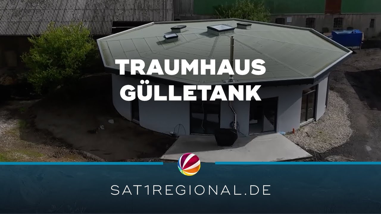 Traumhaus G&uuml;lletank: Schleswig-Holsteiner ziehen in ungew&ouml;hnliches Eigenheim