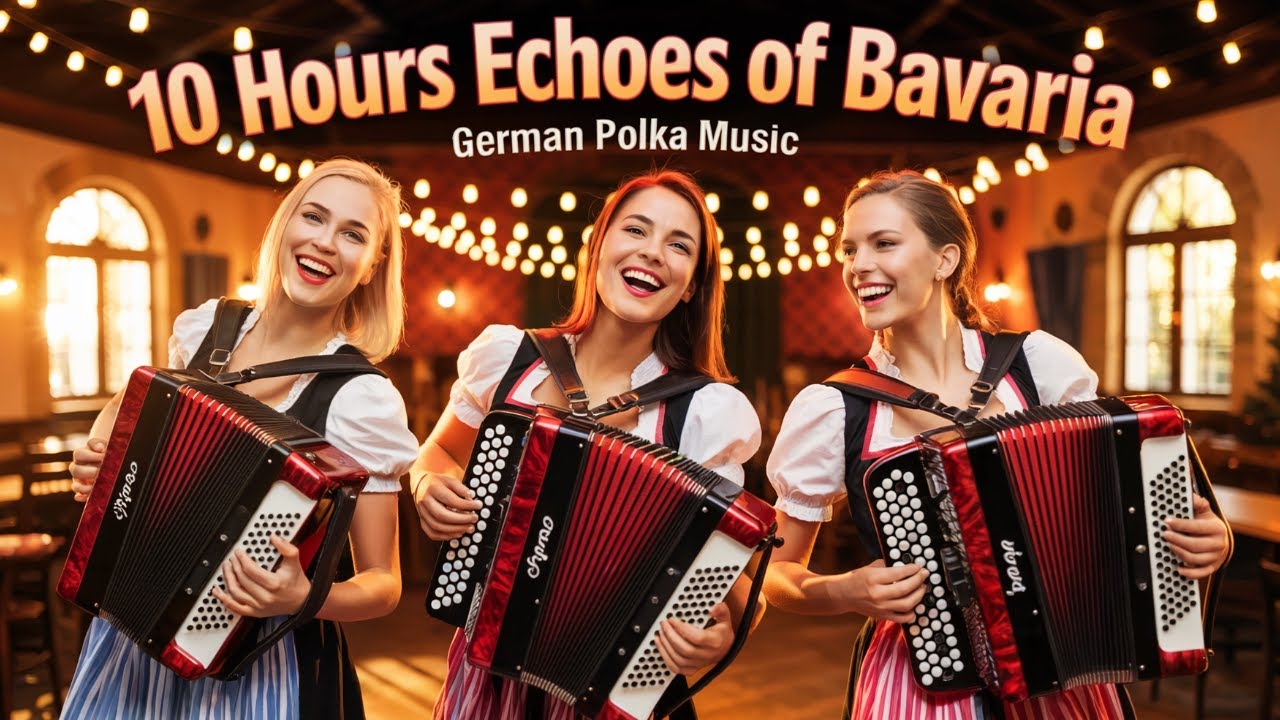 10 Hours Echoes Bavaria Volksmusik - German Polka Music Instrumental