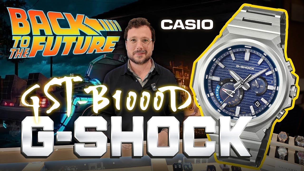 ¡Nuevo GST-B1000D: lo último de G-Shock + Casio Back to the Future! ¡INCREÍBLES!