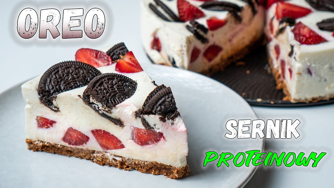 SERNIK OREO + truskawka. NA ZIMNO