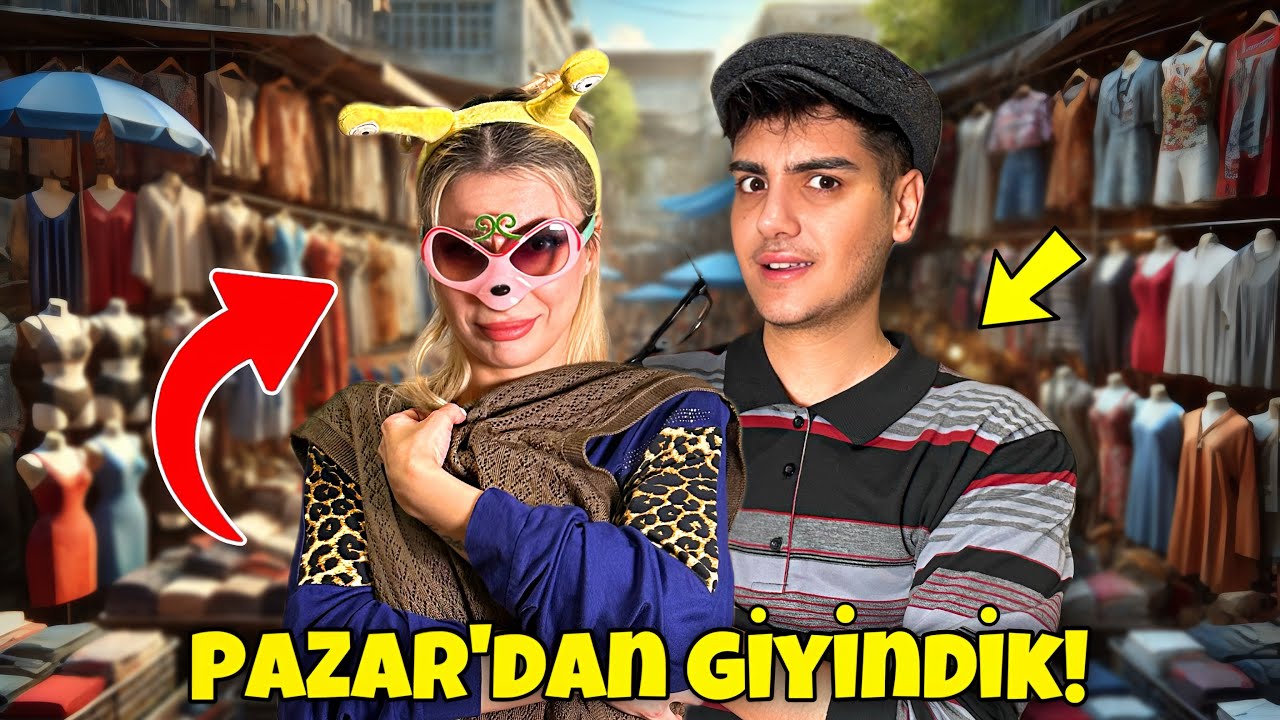 SEVGİLİMLE BİRBİRİMİZİ PAZARDAN GİYDİRDİK!!😂Melih Yıldırım | Sıla Beyoğlu