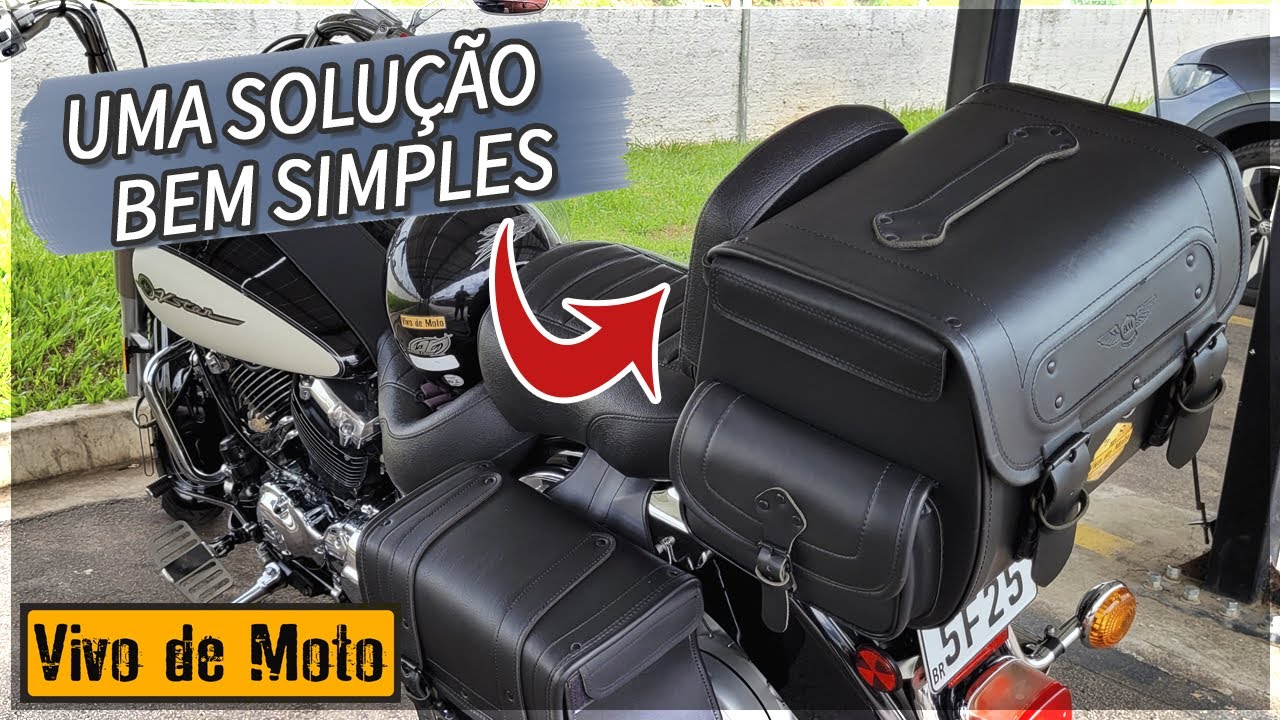 Como fixei o alforge traseiro DEFINITIVAMENTE na minha moto