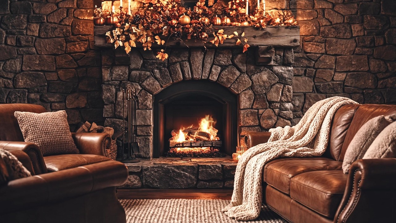 Ultimate Cozy Fireplace Experience 🔥 Autumn Decor | Ambient Relaxation Video