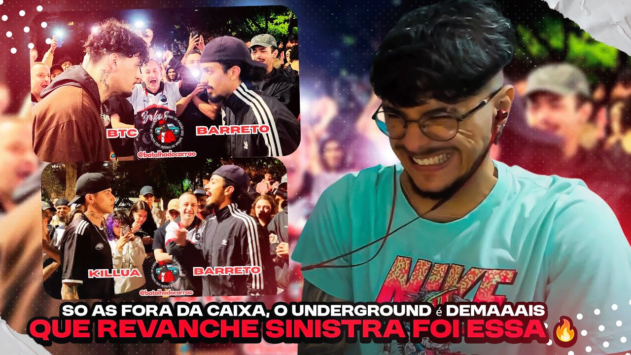 ALAN REAGE A [REVANCHE HISTÓRICA 🔥] BTC X BARRETO + (MELHOR DA NOITE?!) KILLUA X BARRETO | REACT