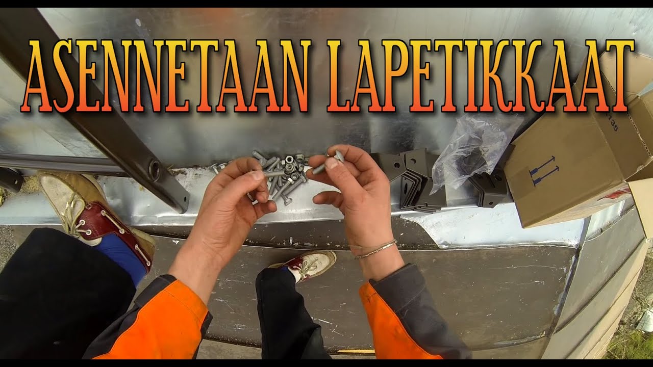 Kt-tuotteet asennetaan lapetikkaat